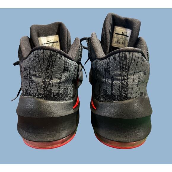 Nike Air Max Infuriate 2 Mid Sneakers Trainers Sz 7.5 Mens Black Red AA7066-066 - Picture 6 of 9